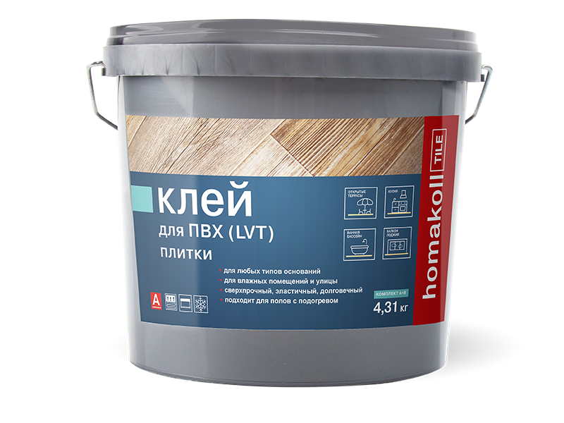 Клей для коммерческих ПВХ покрытий